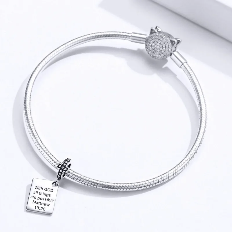(immagine per) Charm Pendente tipo Pandora Bibbia - SCC1424 - Visualizza 3
