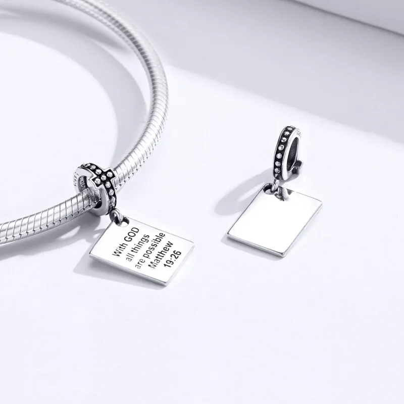 (immagine per) Charm Pendente tipo Pandora Bibbia - SCC1424 - Visualizza 4