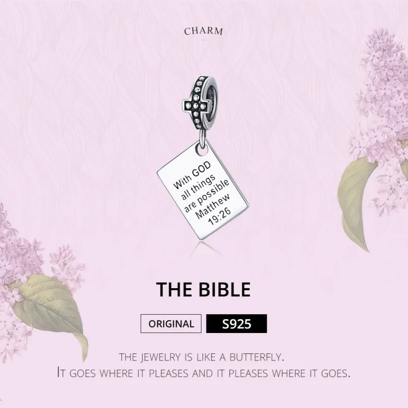 (immagine per) Charm Pendente tipo Pandora Bibbia - SCC1424 - Visualizza 6