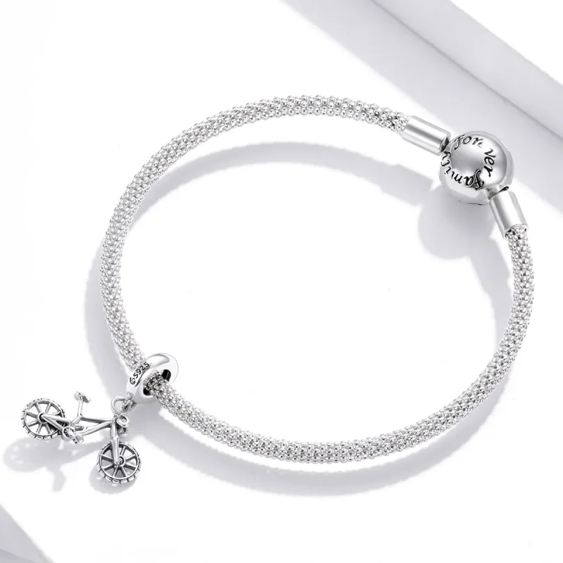 (immagine per) Charm Pendente tipo Pandora Bicicletta - BSC384 - Visualizza 3