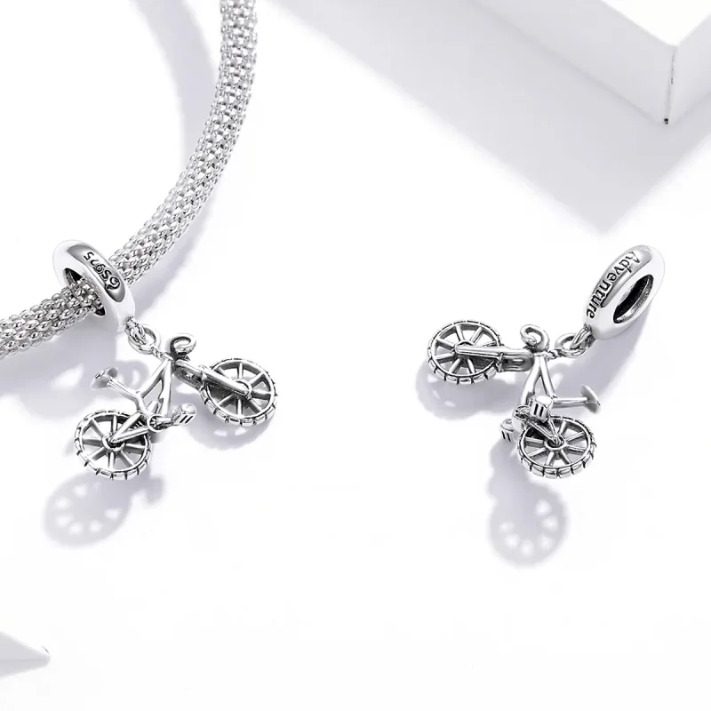 (immagine per) Charm Pendente tipo Pandora Bicicletta - BSC384 - Visualizza 4