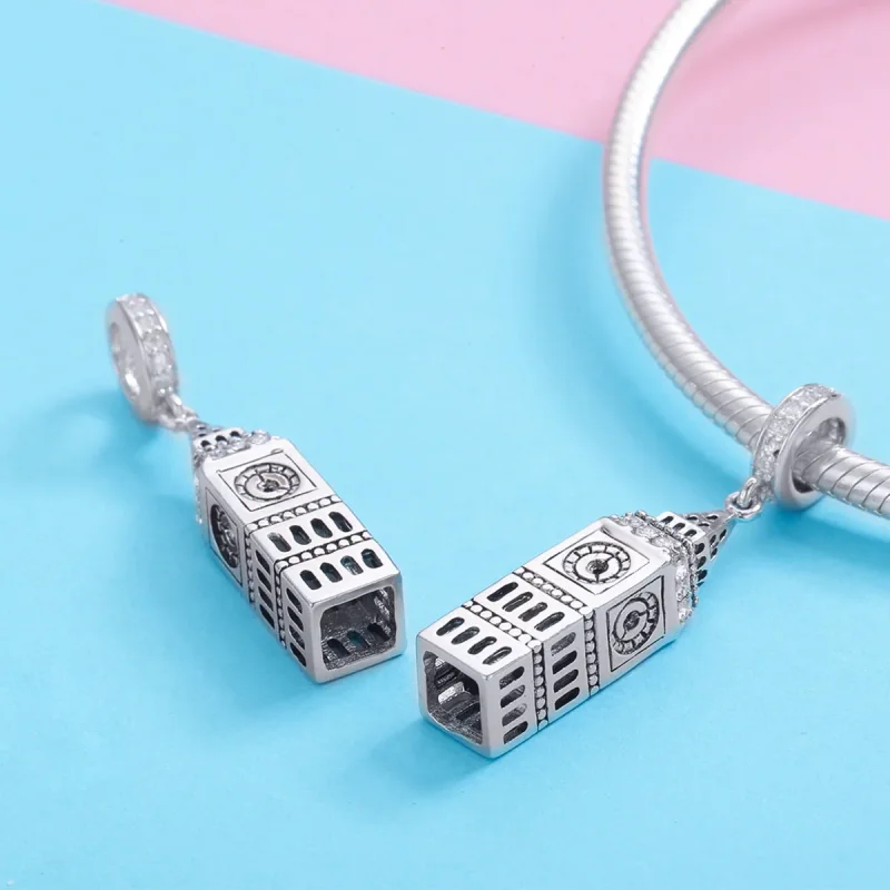 (immagine per) Charm Pendente tipo Pandora Big Ben della Gran Bretagna - SCC868 - Visualizza 3