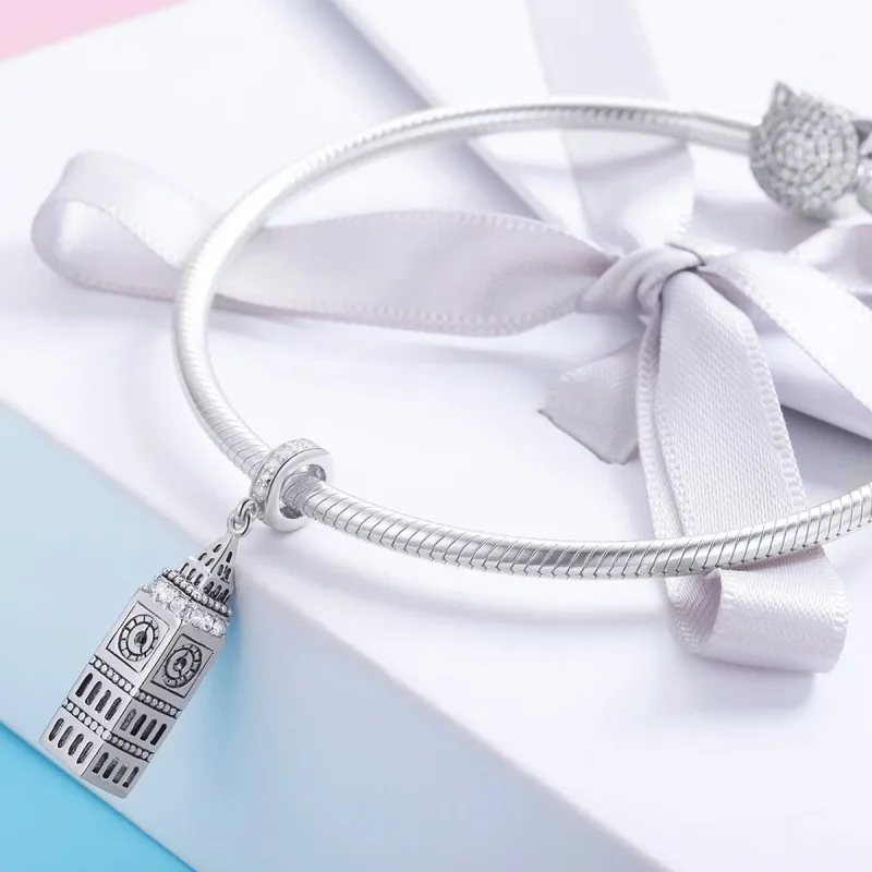 (immagine per) Charm Pendente tipo Pandora Big Ben della Gran Bretagna - SCC868 - Visualizza 4