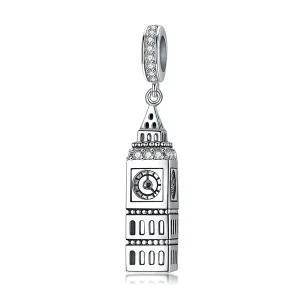 (immagine per) Charm Pendente tipo Pandora Big Ben della Gran Bretagna - SCC868