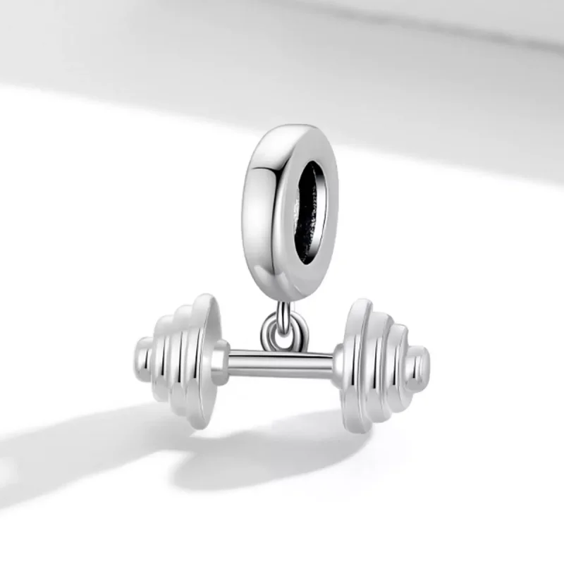 (immagine per) Charm Pendente tipo Pandora Bilanciere per sollevamento pesi - SCC2052 - Visualizza 2