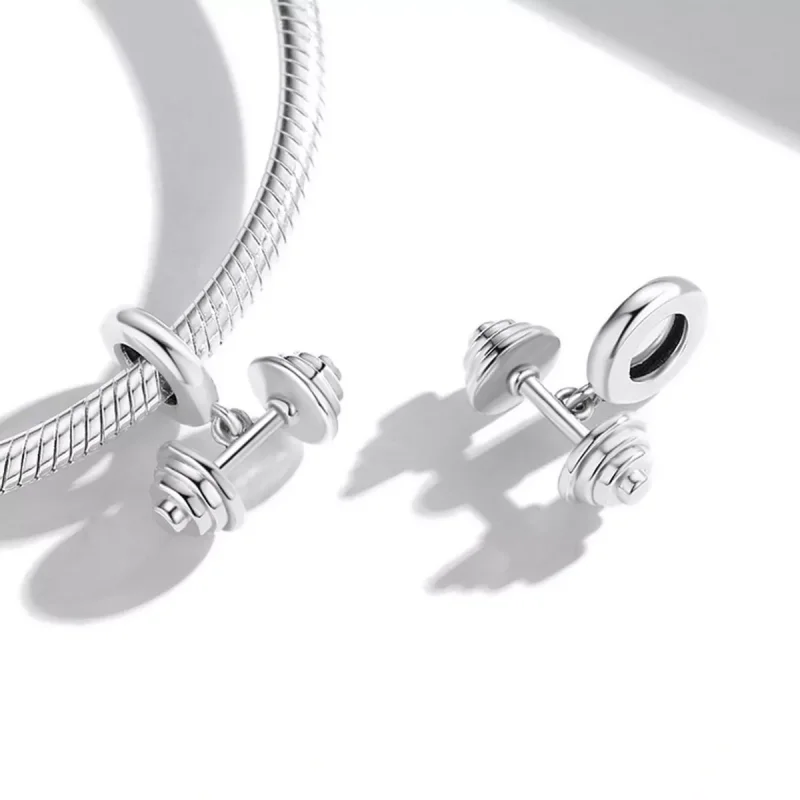 (immagine per) Charm Pendente tipo Pandora Bilanciere per sollevamento pesi - SCC2052 - Visualizza 4