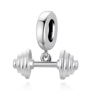 (immagine per) Charm Pendente tipo Pandora Bilanciere per sollevamento pesi - SCC2052