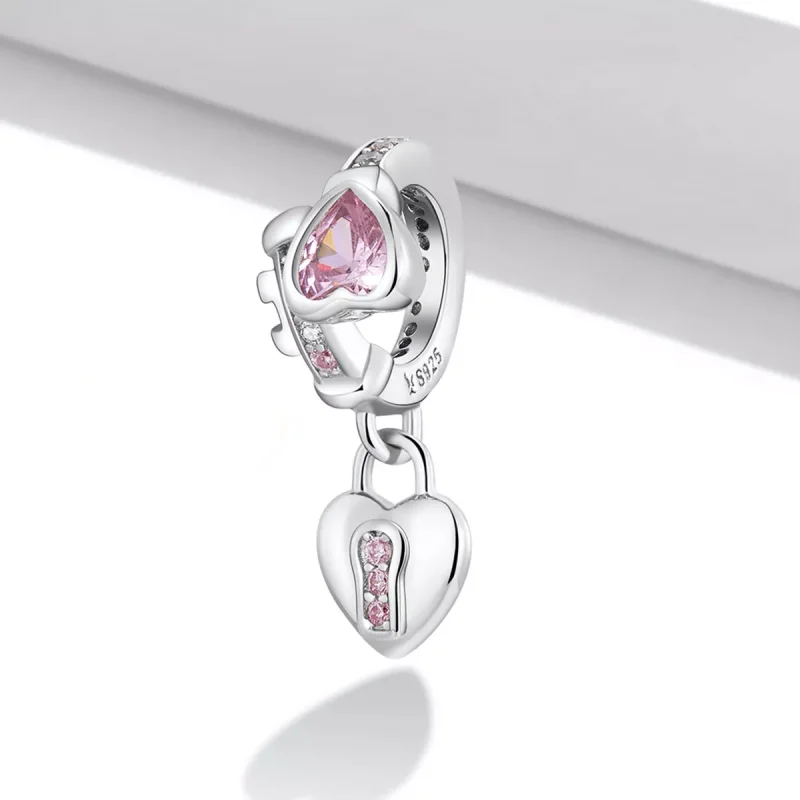 (immagine per) Charm Pendente tipo Pandora Blocco d'amore - SCC2124 - Visualizza 2