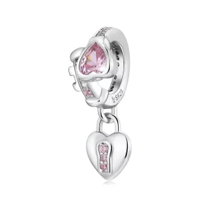 (immagine per) Charm Pendente tipo Pandora Blocco d'amore - SCC2124