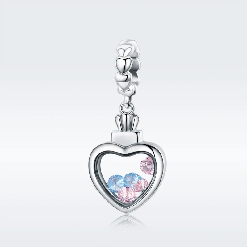 (immagine per) Charm Pendente tipo Pandora Bottiglia di memoria - SCC588 - Visualizza 2