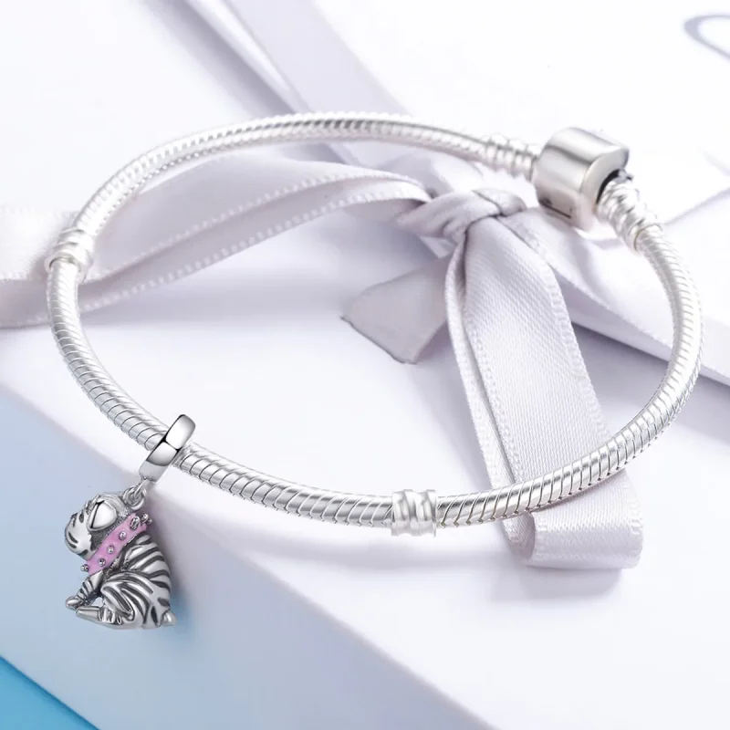 (immagine per) Charm Pendente tipo Pandora Bulldog inglesi - SCC552 - Visualizza 4
