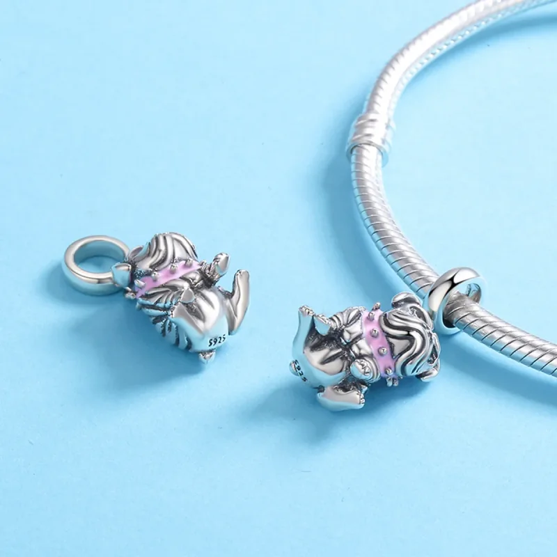(immagine per) Charm Pendente tipo Pandora Bulldog inglesi - SCC552 - Visualizza 5