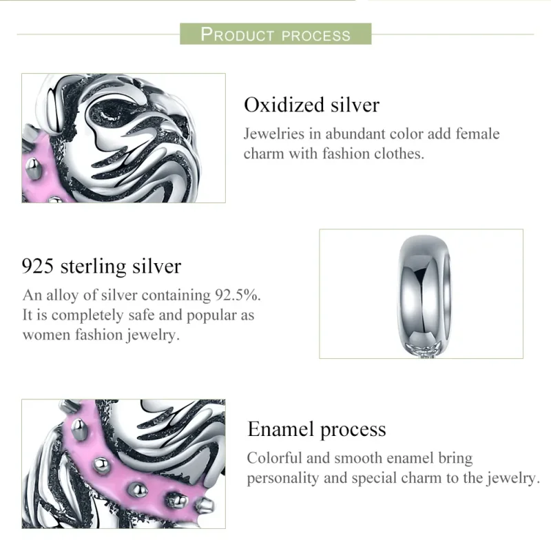 (immagine per) Charm Pendente tipo Pandora Bulldog inglesi - SCC552 - Visualizza 6