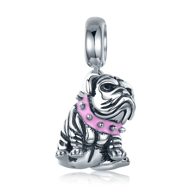 (immagine per) Charm Pendente tipo Pandora Bulldog inglesi - SCC552