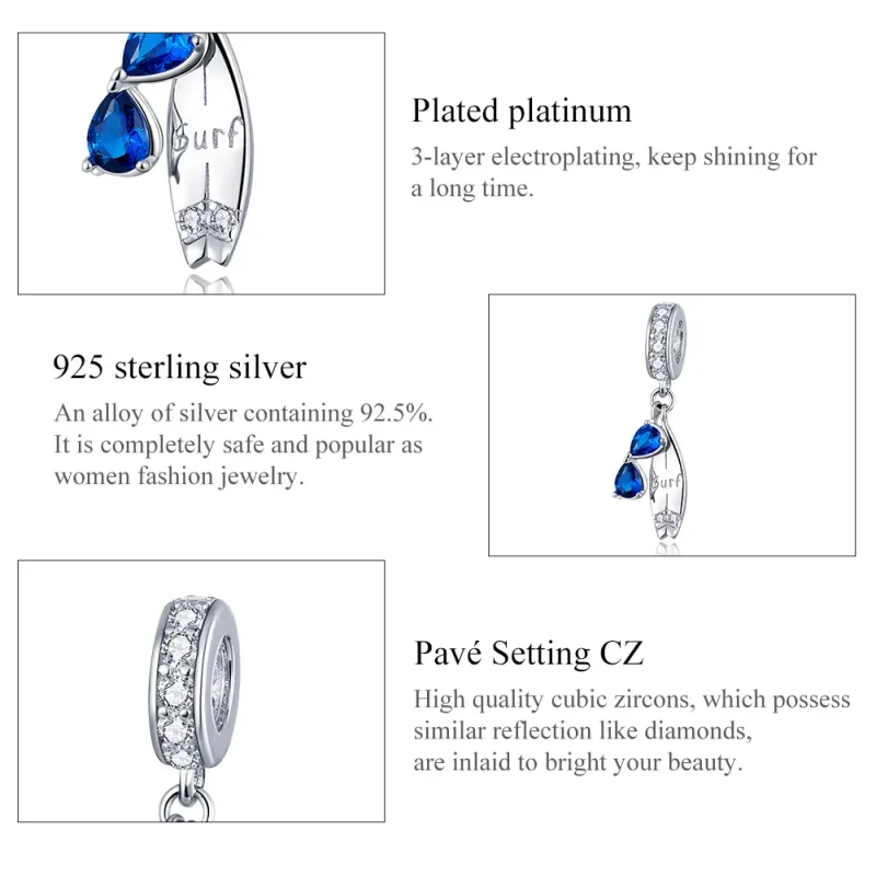 (immagine per) Charm Pendente tipo Pandora Buona navigazione - BSC263 - Visualizza 7