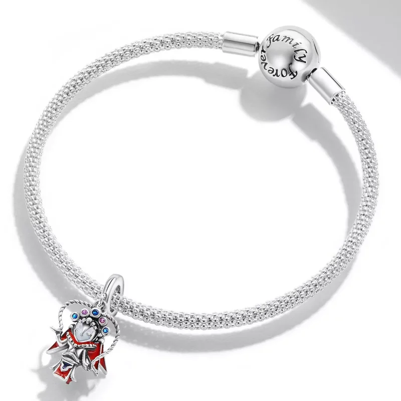 (immagine per) Charm Pendente tipo Pandora Burattino dell'Opera di Pechino - SCC2109 - Visualizza 3