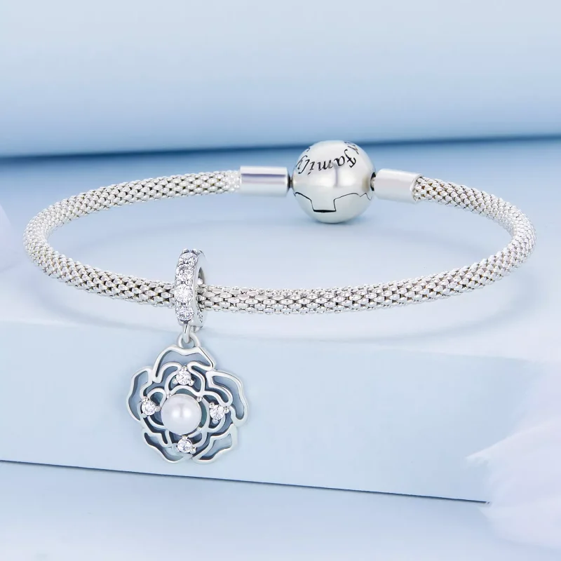 (immagine per) Charm Pendente tipo Pandora Camelia - BSC676 - Visualizza 3