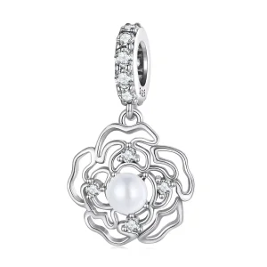 (immagine per) Charm Pendente tipo Pandora Camelia - BSC676
