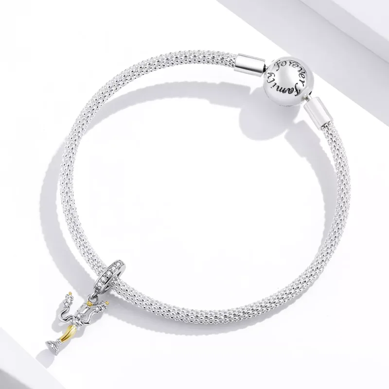(immagine per) Charm Pendente tipo Pandora Candeliere magico - BSC319 - Visualizza 3