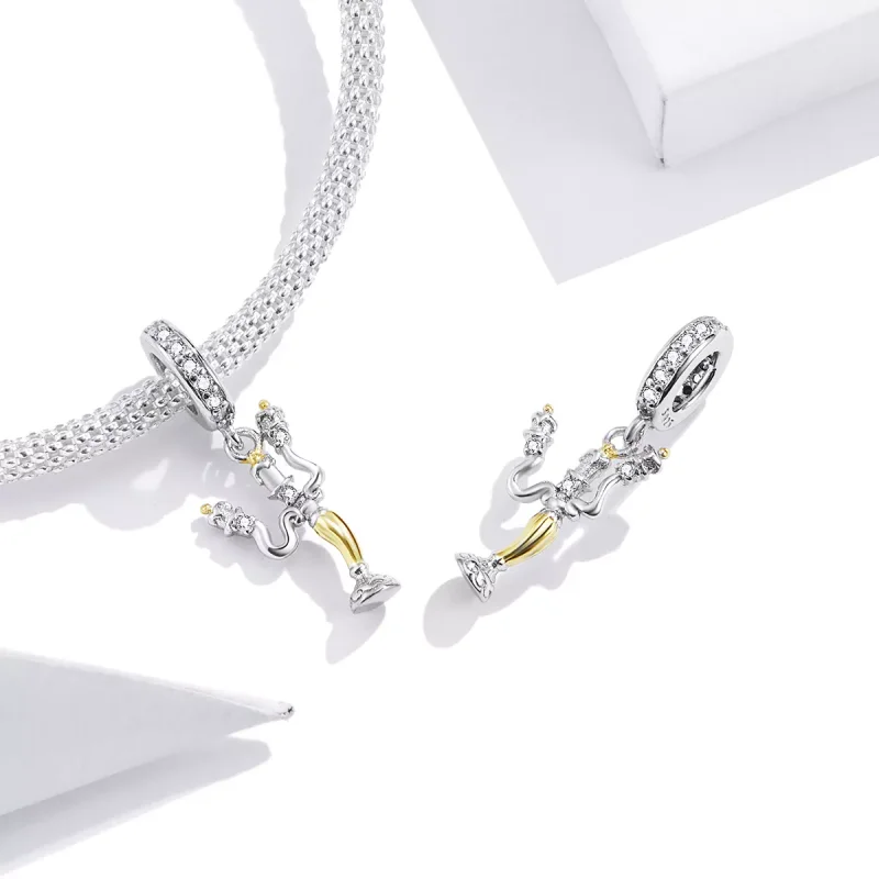 (immagine per) Charm Pendente tipo Pandora Candeliere magico - BSC319 - Visualizza 4