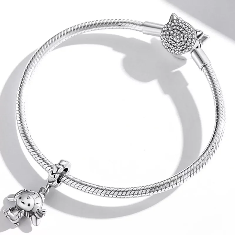 (immagine per) Charm Pendente tipo Pandora Cane carino - SCC2046 - Visualizza 3