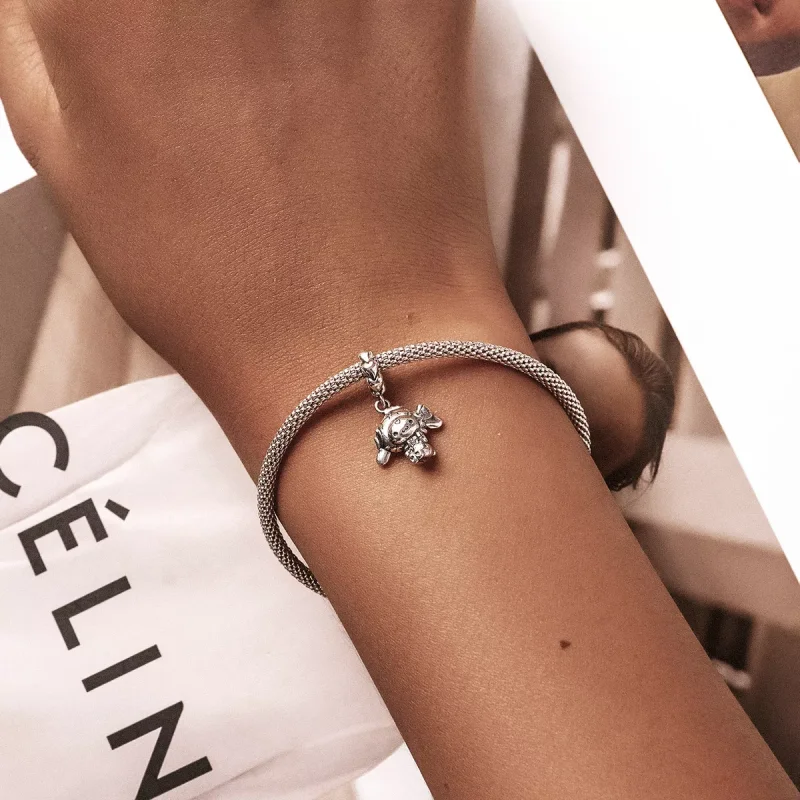 (immagine per) Charm Pendente tipo Pandora Cane carino - SCC2046 - Visualizza 5