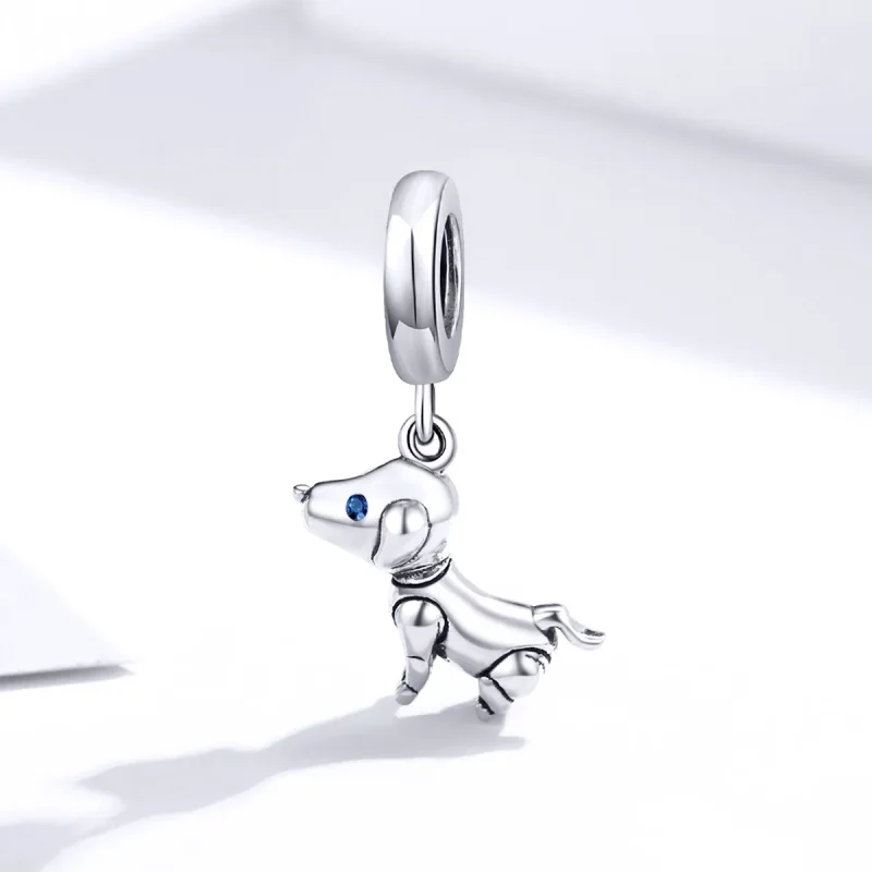 (immagine per) Charm Pendente tipo Pandora Cane robot - SCC1468 - Visualizza 2