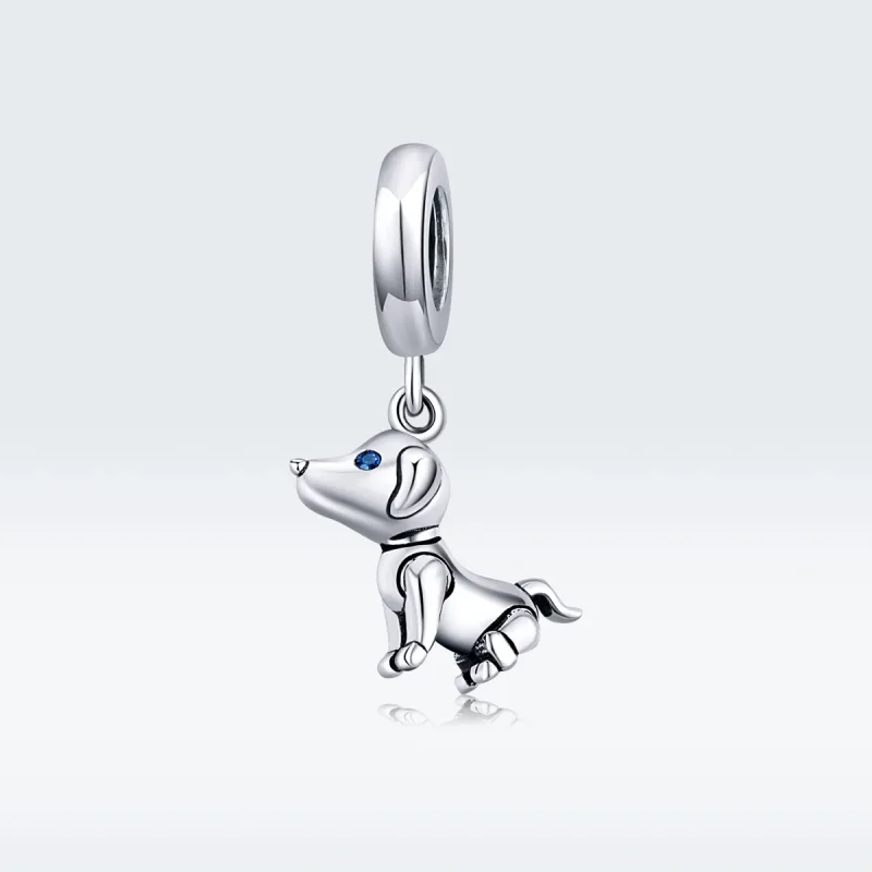 (immagine per) Charm Pendente tipo Pandora Cane robot - SCC1468 - Visualizza 5