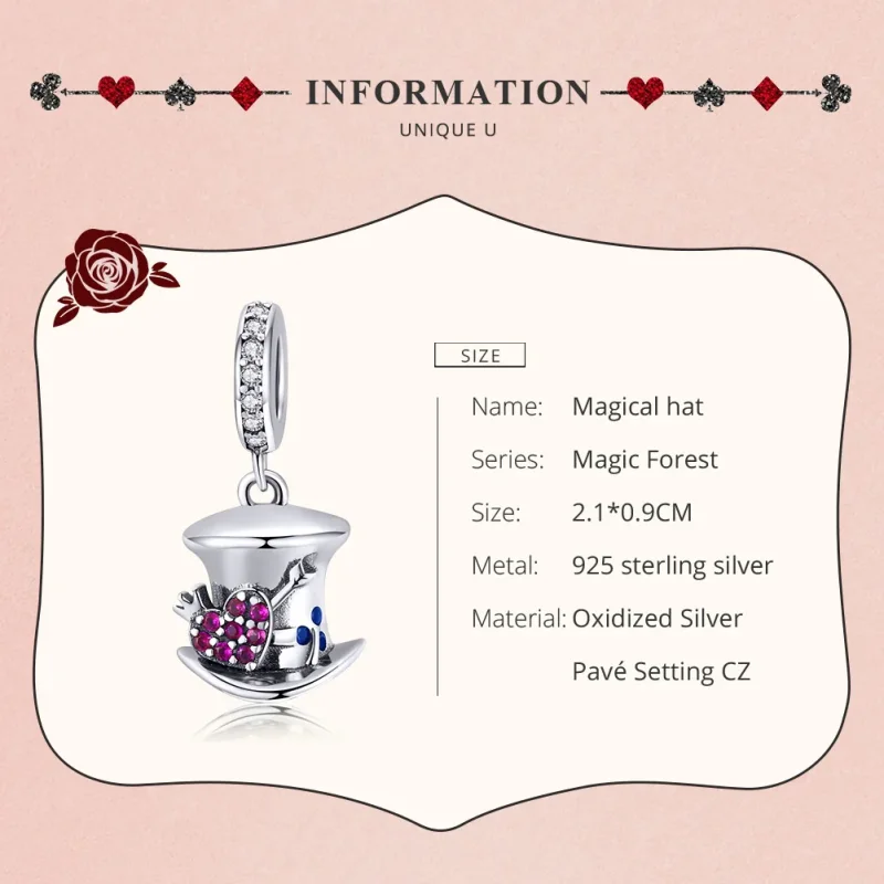 (immagine per) Charm Pendente tipo Pandora Cappello magico - SCC1441 - Visualizza 7