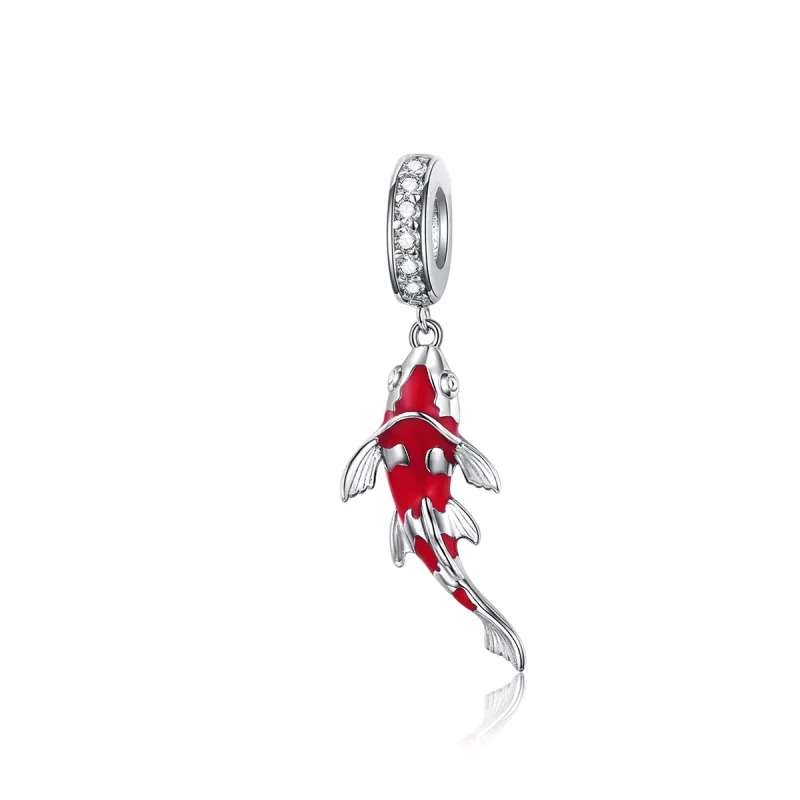 (immagine per) Charm Pendente tipo Pandora Carpa fortunata - BSC085