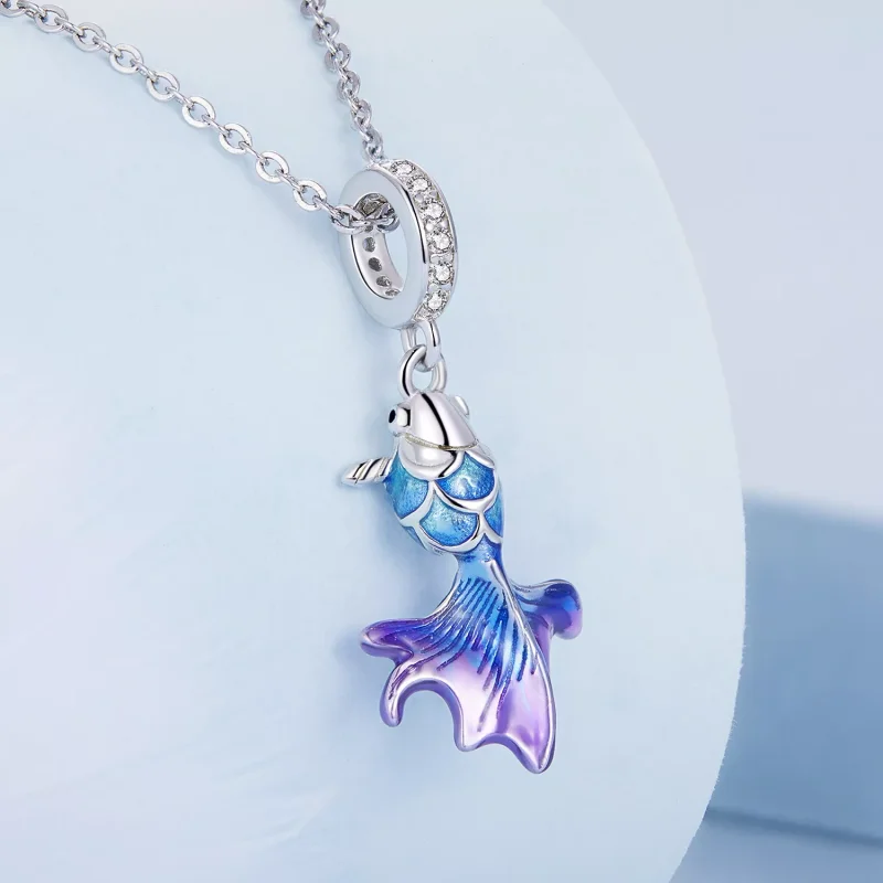 (immagine per) Charm Pendente tipo Pandora Carpa Koi - BSC684 - Visualizza 2