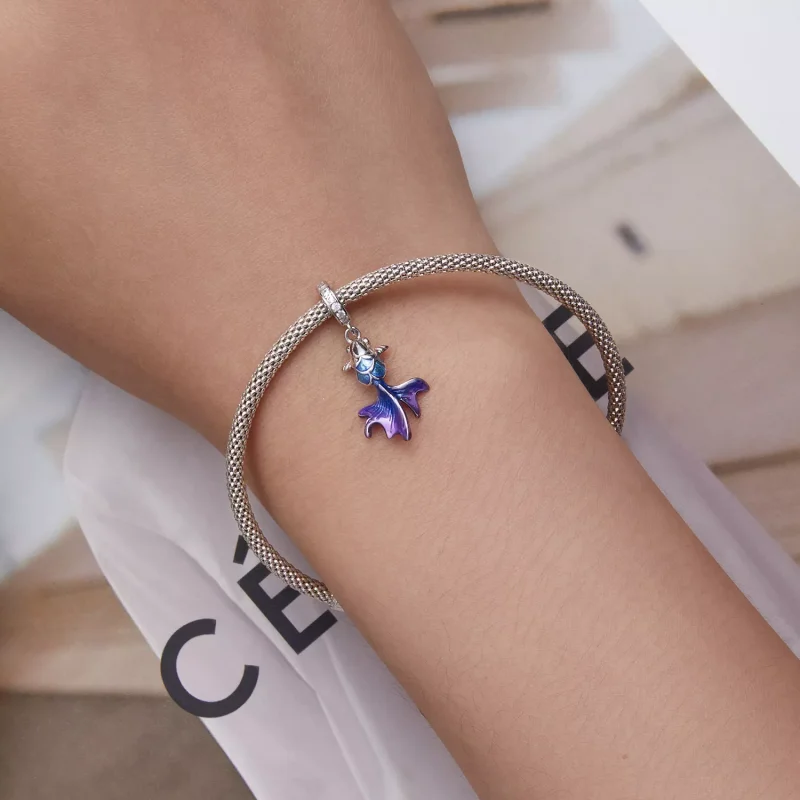 (immagine per) Charm Pendente tipo Pandora Carpa Koi - BSC684 - Visualizza 5