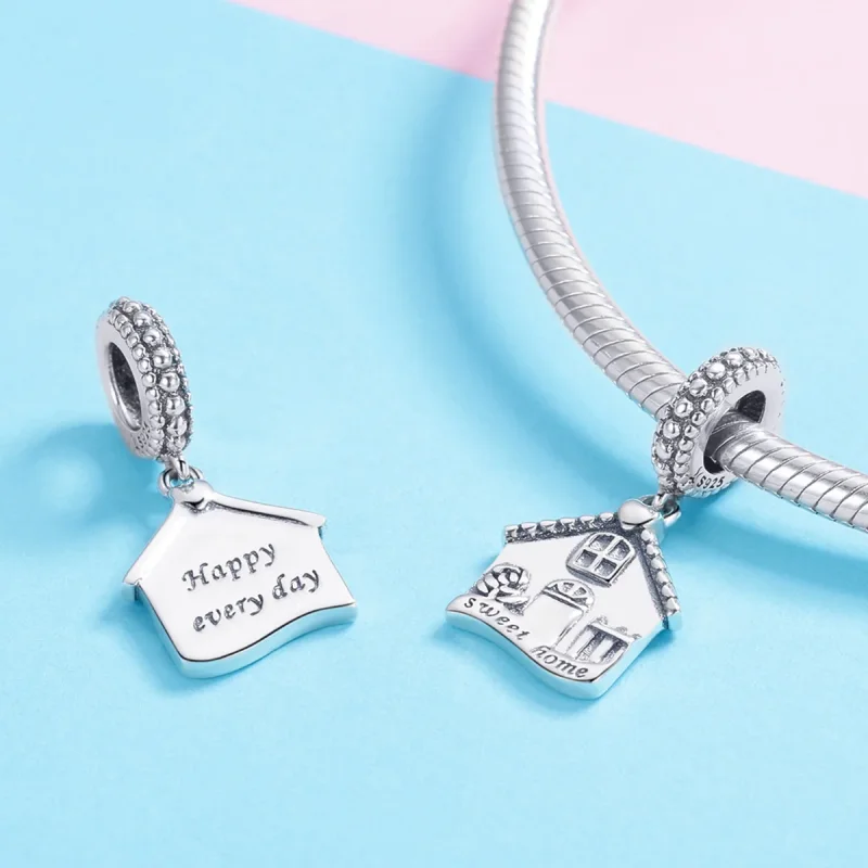 (immagine per) Charm Pendente tipo Pandora Casa felice - SCC913 - Visualizza 4