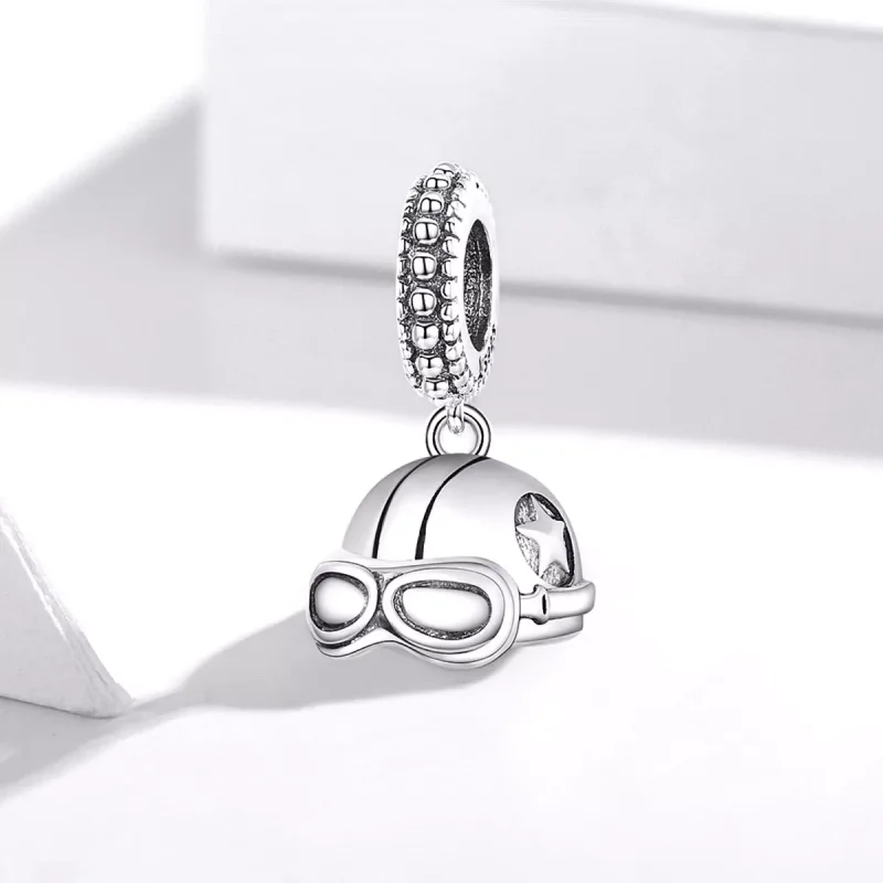 (immagine per) Charm Pendente tipo Pandora Casco retrò - SCC1711 - Visualizza 2