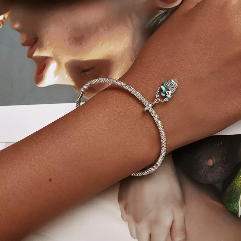 (immagine per) Charm Pendente tipo Pandora Cesto di uova - SCC2118 - Visualizza 6