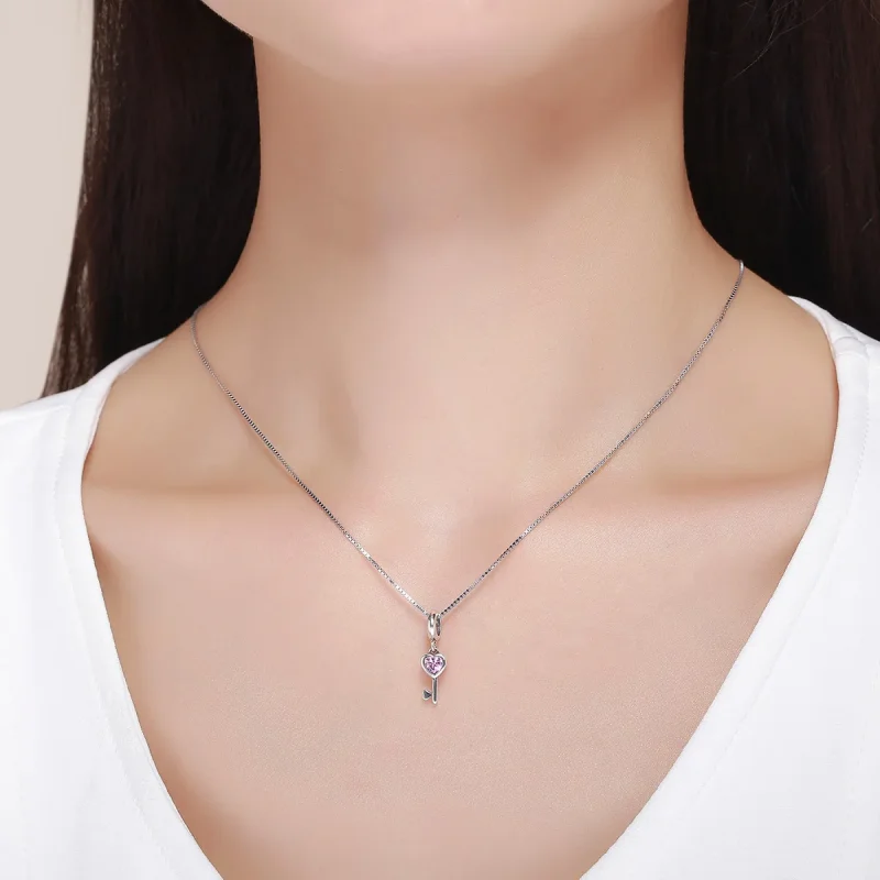 (immagine per) Charm Pendente tipo Pandora Chiave del cuore - SCC638 - Visualizza 9