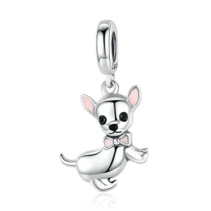 (immagine per) Charm Pendente tipo Pandora Chihuahua - SCC1317