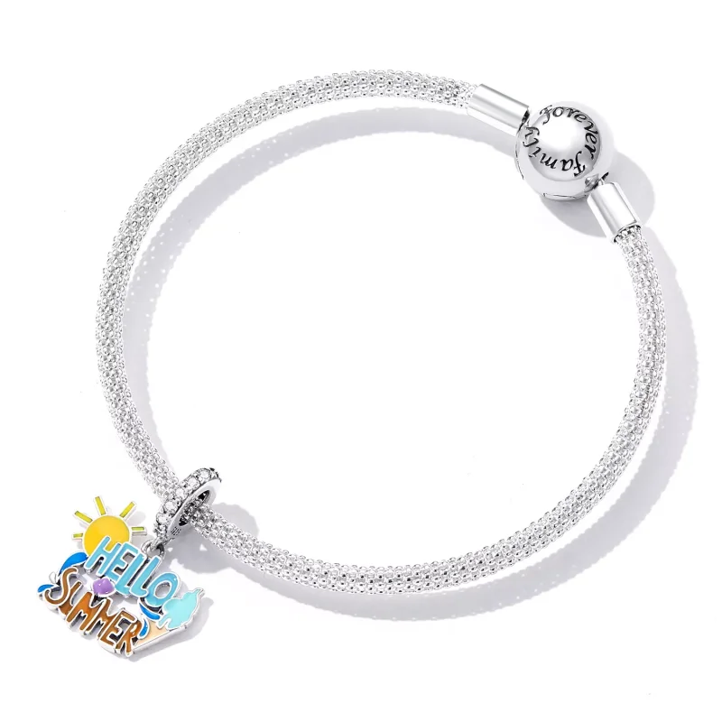 (immagine per) Charm Pendente tipo Pandora Ciao estate segno - SCC2222 - Visualizza 5