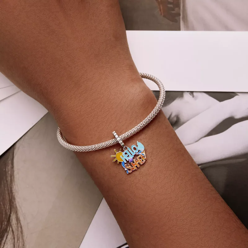 (immagine per) Charm Pendente tipo Pandora Ciao estate segno - SCC2222 - Visualizza 6