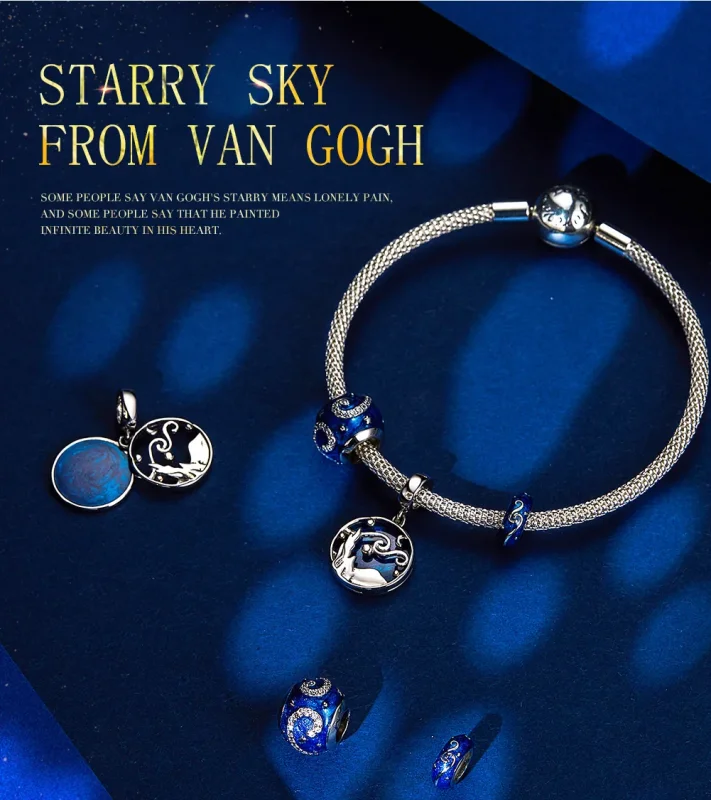 (immagine per) Charm Pendente tipo Pandora Cielo stellato - SCC1389 - Visualizza 6