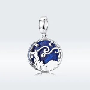 (immagine per) Charm Pendente tipo Pandora Cielo stellato - SCC1389