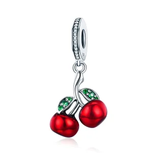 (immagine per) Charm Pendente tipo Pandora Ciliegie estive - SCC784