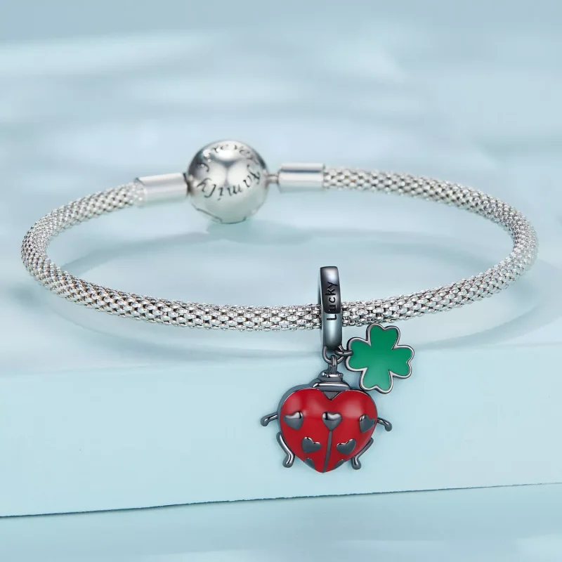 (immagine per) Charm Pendente tipo Pandora Coccinella - SCC2411 - Visualizza 3