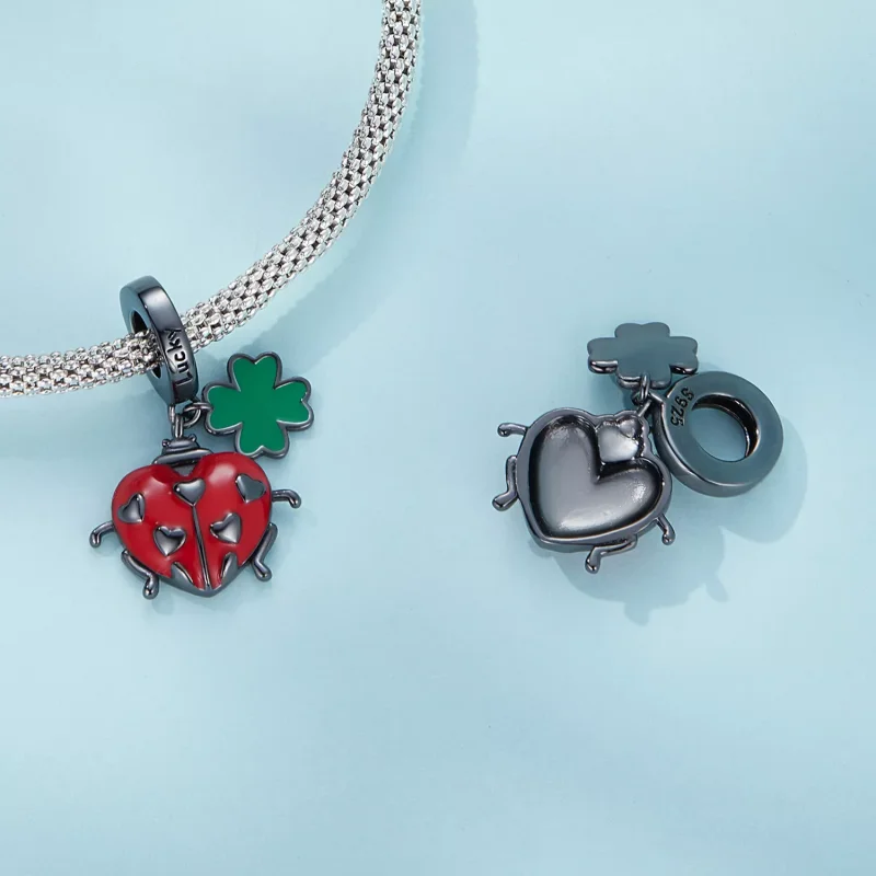 (immagine per) Charm Pendente tipo Pandora Coccinella - SCC2411 - Visualizza 4