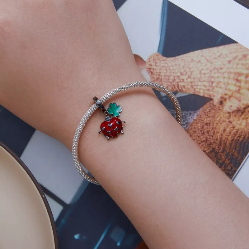(immagine per) Charm Pendente tipo Pandora Coccinella - SCC2411 - Visualizza 5