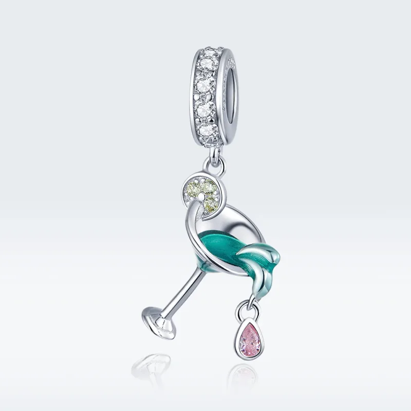 (immagine per) Charm Pendente tipo Pandora Cocktail estivo - BSC262 - Visualizza 5