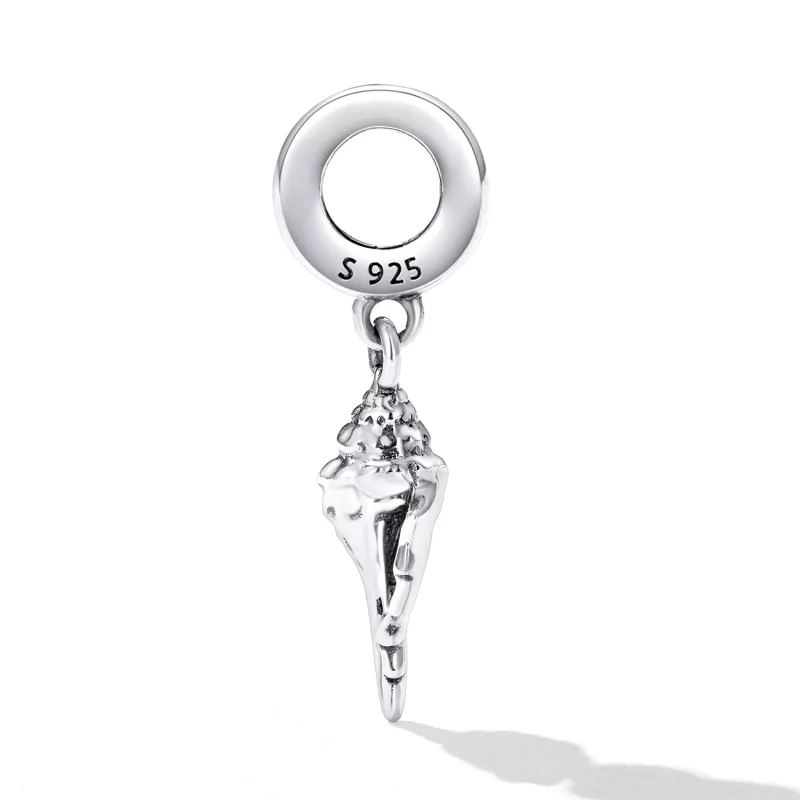 (immagine per) Charm Pendente tipo Pandora Conchiglia d'argento - SCC2235 - Visualizza 3