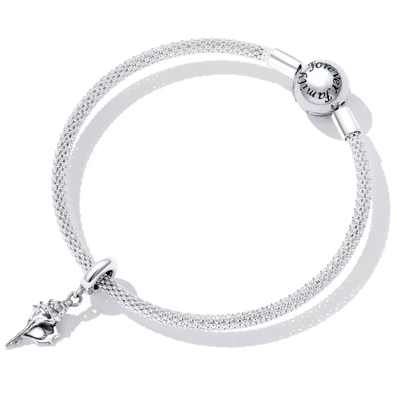 (immagine per) Charm Pendente tipo Pandora Conchiglia d'argento - SCC2235 - Visualizza 5