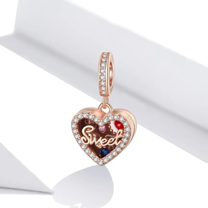 (immagine per) Charm Pendente tipo Pandora Confezione regalo di cioccolato - SCC1670 - Visualizza 2