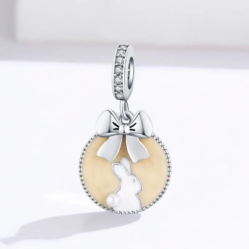 (immagine per) Charm Pendente tipo Pandora Coniglio - SCC1439 - Visualizza 2
